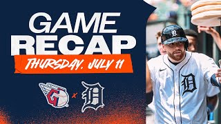 Game Highlights: Kelly Homers, Greene Goes 3-4 in Tigers Win Over Guardians  | 7/11/24