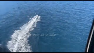 Ka-29 Helicopter Tries to Intercept Marine Drone for Over a Minute and Fails