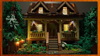 I got free Lego- uh, I mean, plastic building bricks!!! FUNWHOLE Wood Cabin Review