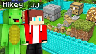 Mikey and JJ Village Become a Block Village in Minecraft – Maizen