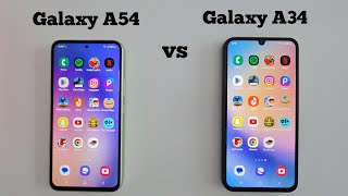 Samsung A54 vs A34 Speed Test || in 2024