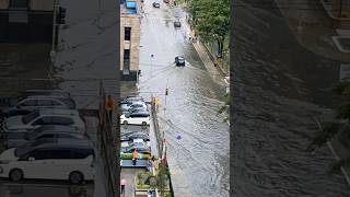 Prado goes through flood #trinidad #toyota #flooding #shorts