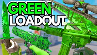 BEST GREEN Inventory in CS2 (BUDGET Green Skins Loadout 2024)