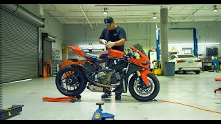 Ceramic coating a Ducati 1199 Panigale in cinematic fashion