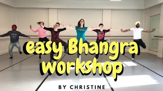 TEEJE WEEK | Jordan Sandhu | Easy Bhangra Workshop by Christine