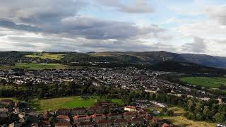 Drone landing at Gowan Hill, Stirling