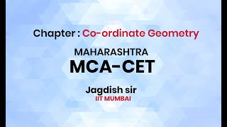 Co-ordinate Geometry 3 | MCA CET preparation