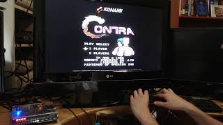 NESPGA (NES on FPGA) - Playing Contra on the TV