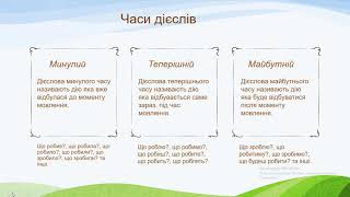 Укр  мова 3кл. Вживання часових форм дієслів у мовленні