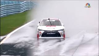 NASCAR Xfinity Driver vs Aquaplaning at Watkins Glen 2018