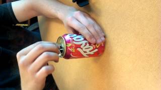 How to Open a Pop and Take the Pop Tap Off