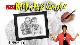 Cara Menggambar Pasangan Couple Time Lapse Available || How to Draw A Couple Time Lapse Available