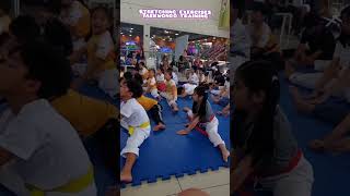 STRETCHING/SPLIT EXERCISES TAEKWONDO TRAINING #andrea #taekwondo #stretching