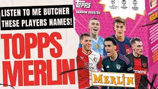 LAUGH AT ME while I attempt to say these soccer player names! Topps Merlin #topps #merlin #uefa