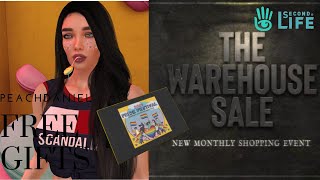 [SECONDLIFE] 🎁🎁Free Gifts at The Warehouse Sale Event!!!🎈🎉