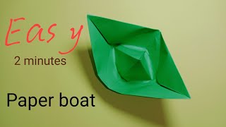 How To make paper boat ||Origami paper boat #origami