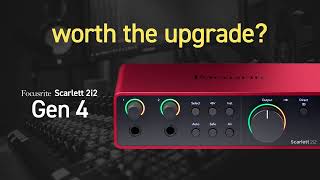 Focusrite Scarlett 2i2 Gen 4 VS Gen 3 - 8 main differences in 60" (with converters specs)