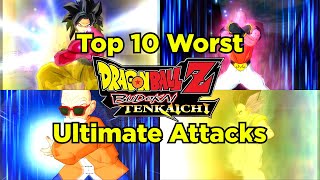 Top 10 Worst Ultimates in Dragon Ball Z Budokai Tenkaichi