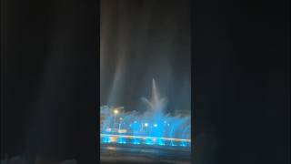 Park view City Islamabad 🇵🇰testing fountains ⛲️ #dancing fountains #parkviewcityISB #shorts