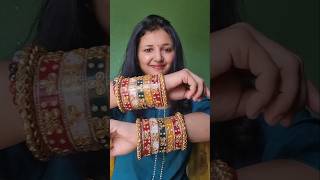 Karwachauth Online shopping🤩🛍#bangleset #chuda #weddingbangles #Karwachauthspecial #shorts #ytshorts