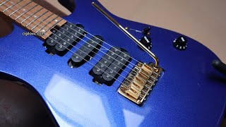 Charvel Pro Mod DK24 HSH (Mystic Blue) Review & Sound Demo (no talking)