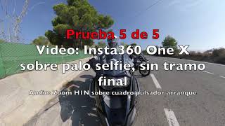 Prueba 5 de 5  Insta360 One X y Zoom H1N