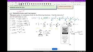 Unit 10: 10.14 Taylor and Maclauren Series Video 1