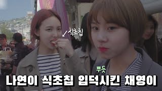 [TWICE] 요즘 나연이가 먹고 싶다고 했던 식초 과자~!! l NAYEON BUBBLE