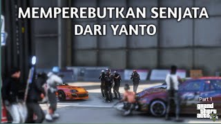 EPIC!!!!  AKSI MEREBUT SENJATA YANTO DARI TANGAN BANDIT  GTA 5 ROLEPLAY!!!