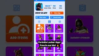 Fortnite Locker App! 🔥