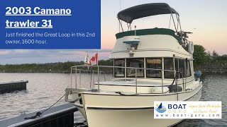 2003 Camano trawler 31