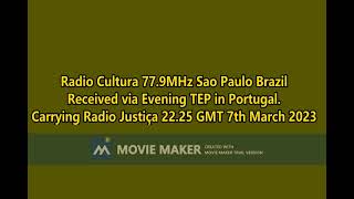 Radio Cultural São Paulo Received in Portugal