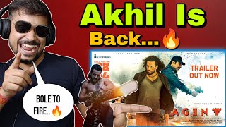 Agent Trailer Reaction|Agent Hindi Trailer|Akhil Akkineni|Mammootty