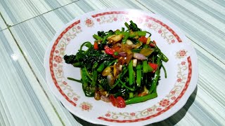 Cha Kangkung Enak || Mudah dan Praktis