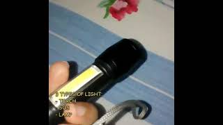 Mini LED Flashlight | Rechargeable | Order via Shopee app