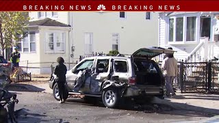 Caught-on-Camera: Van explosion rocks Queens neighborhood | NBC New York