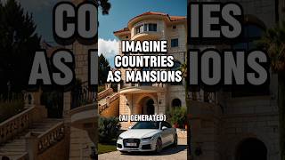 AI Imagines Countries As Mansions #ai #aiart #shorts #mansion #house #countries #building