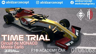 F 1® ACADEMY CAR | TIME TRIAL | CIRCUIT DE MONACO | TIER 16 | 2021 SEASON | REAL RACING 3