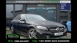 2019 19 MERCEDES-BENZ C-CLASS 1.5 C 200 AMG LINE 4D 181 BHP/LL19 ULM