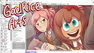 At The Literature Club! [Drawing Timelapse]