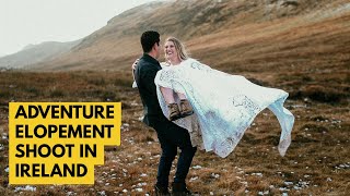 Adventure elopement shoot in the Mourne Mountains of Northern Ireland | Elope In Ireland