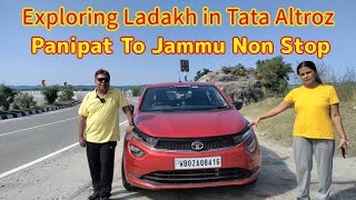 Exploring Ladakh in Tata Altroz | Panipat to Jammu Non Stop Ep-3 | Nh-44 current status #ladakh