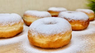 Пышные пончики . Легкий рецепт вкусных и воздушных пончиков / Donuts recipe. Eng sub