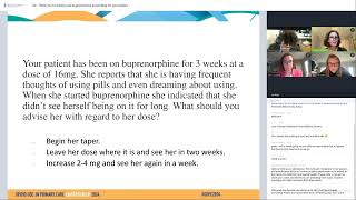 OUPC 2024: Thank you for taking over buprenorphine prescribing for your patient...