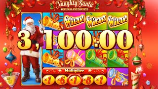 C'est Noel avant l'heure ??? Slot NAUGHTY SANTA MILK & COOKIES