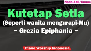 Seperti wanita mengurapi-Mu (Kutetap Setia) Piano Worship Karaoke