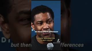 DENZEL WASHINGTON explains need for CULTURAL DIFFERENCE in directing