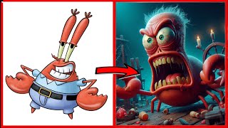 SpongeBob SquarePants as as Scary ZOMBIES 2024 - All Characters