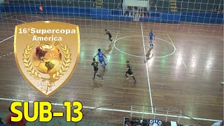 JARAGUÁ FUTSAL 0 x 1 CITY ATLAS - Sub-13 - 16ª Supercopa América de Futsal - Classificatória