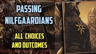 Passing Nilfgaardians Parley All choices - Thronebreaker the Witcher Tales - (The Chase)